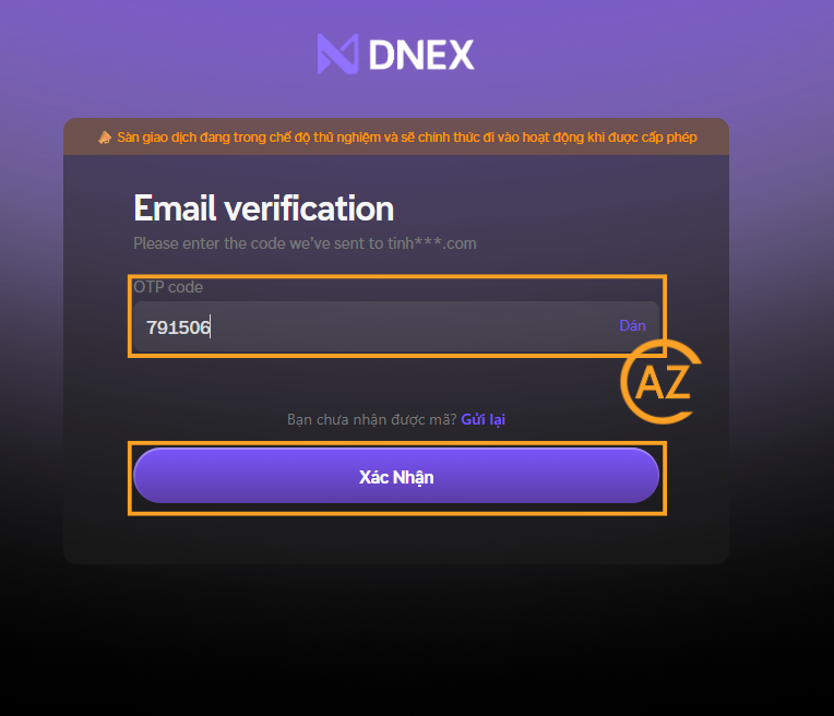 Verify email
