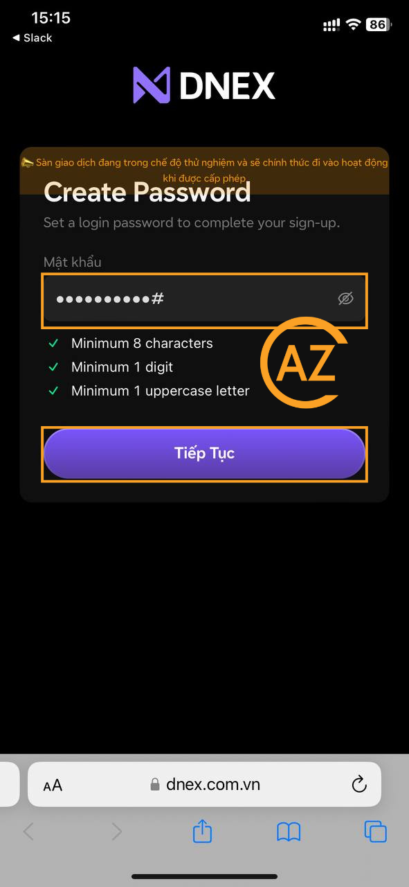 Set Password