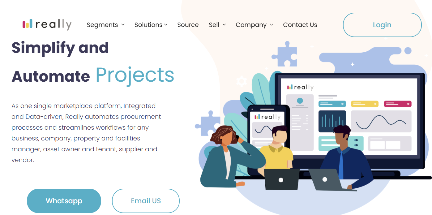 Really - Integrated Procurement & Vendor Management Platform hero image