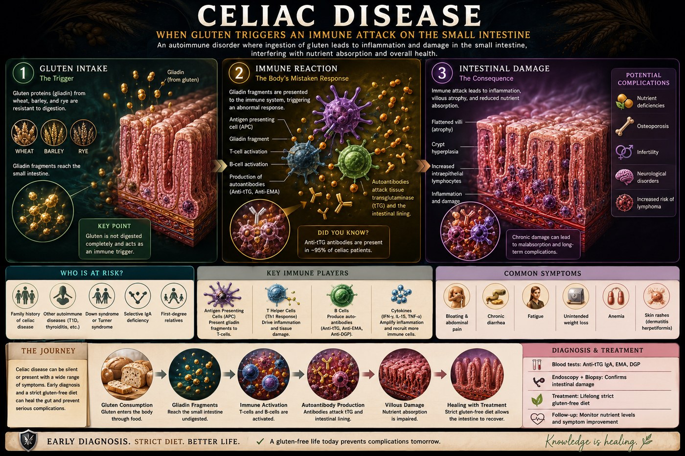 Illustration: the immune mechanism of Celiac Disease