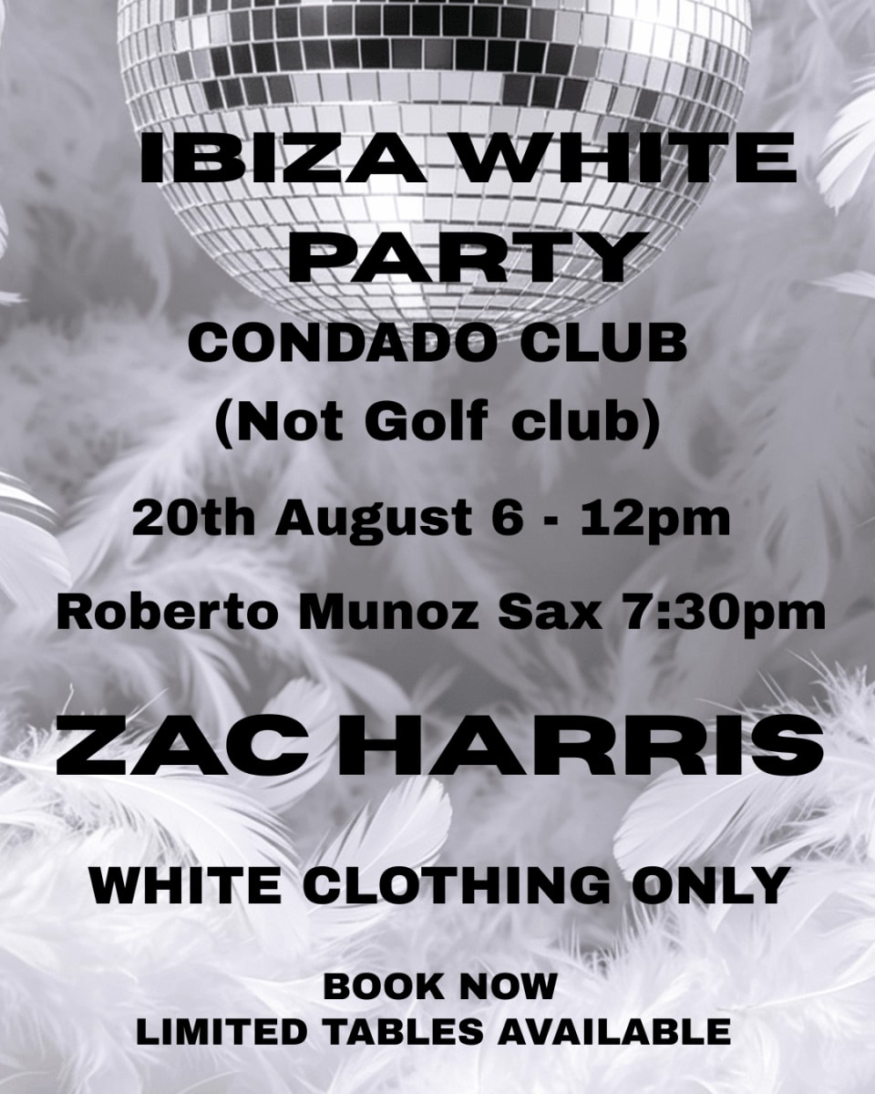 Ibiza White Party - One More Time at Condado Club