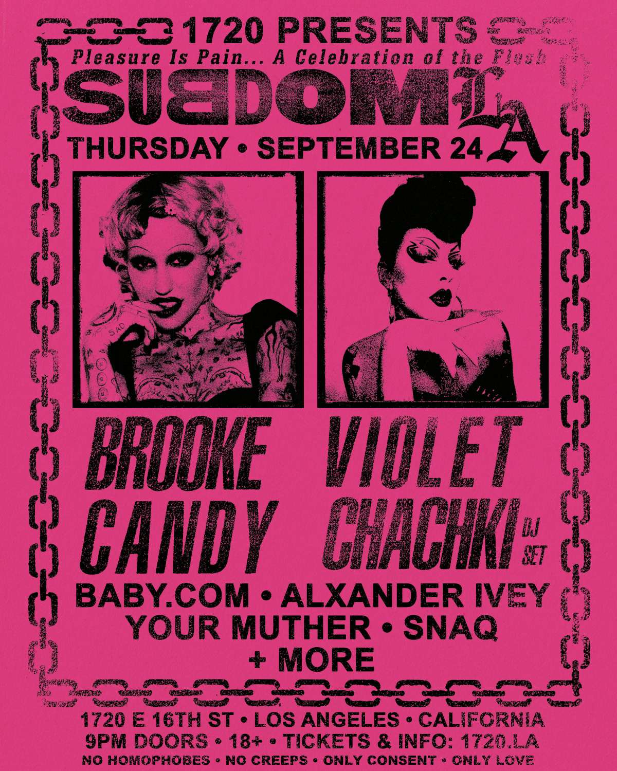 Subdom party presents: Brooke Candy & Violet Chachki