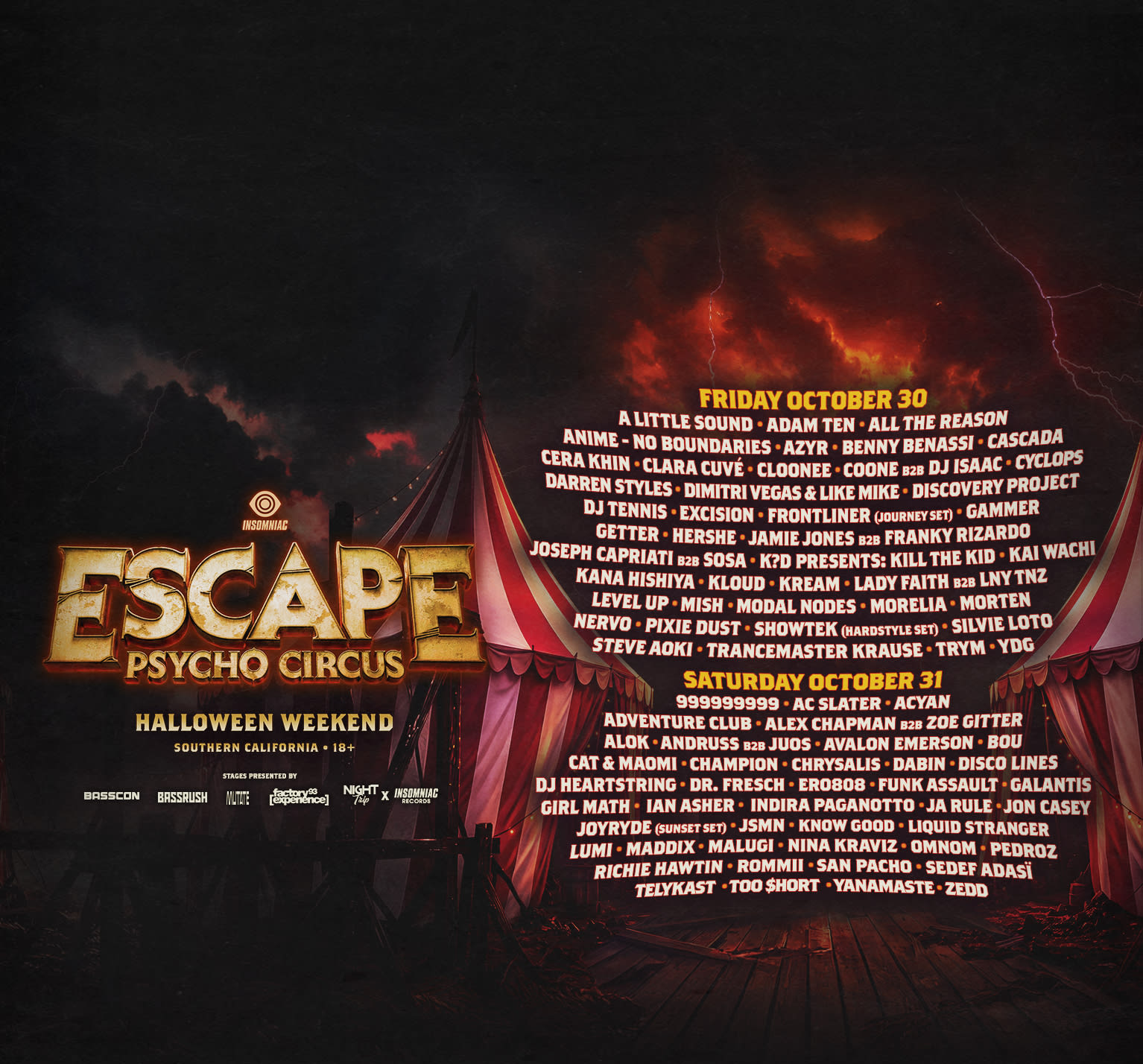Escape Halloween United States 2026