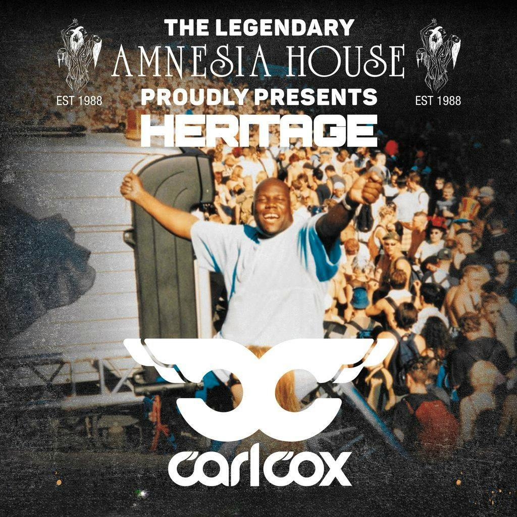 Amnesia House Presents Heritage with Carl Cox at GASWRX