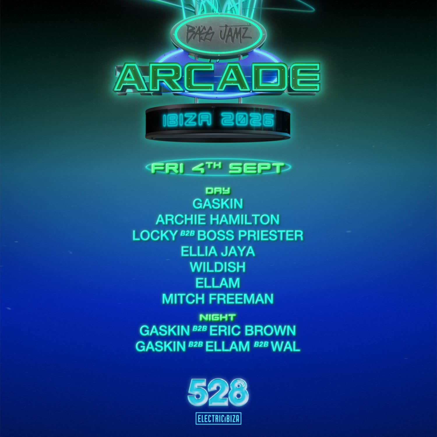 BASS JAMZ The Arcade 2026