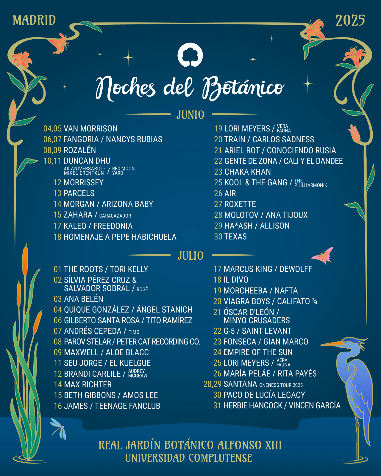 Noches del Botánico Spain 2027