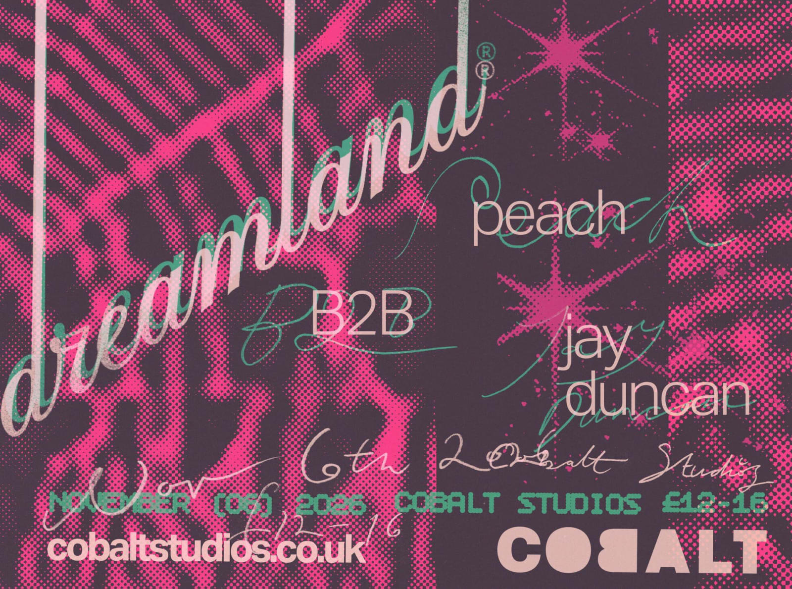 dreamland: Peach b2b Jay Duncan All Night Long