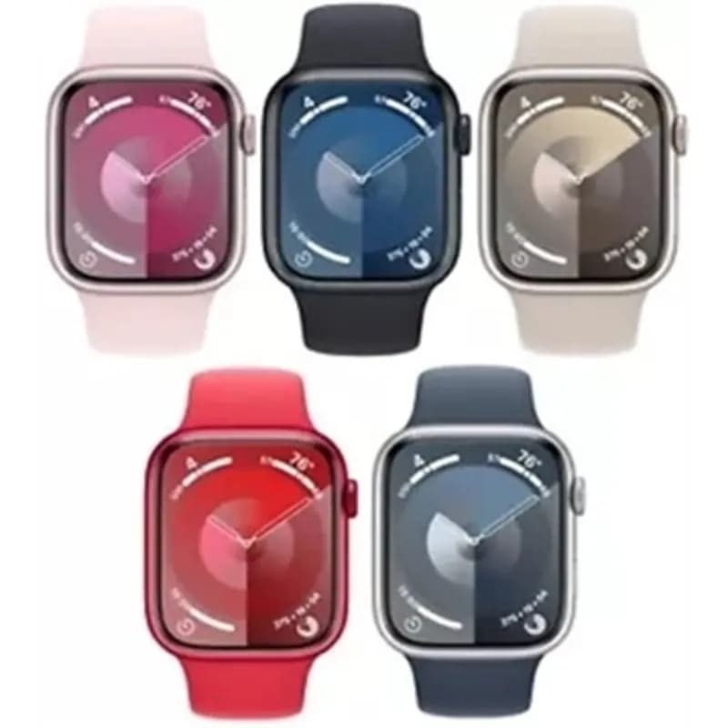 Apple Watch Series 9 [GPS 45mm] Aluminum Case with Sport Band. Good — eSwappa Store