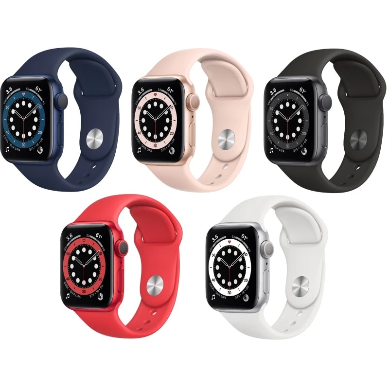 Apple Watch Series 6 (GPS + Cellular, 44mm) Aluminum Case Sport Band. Excellent — eSwappa Store