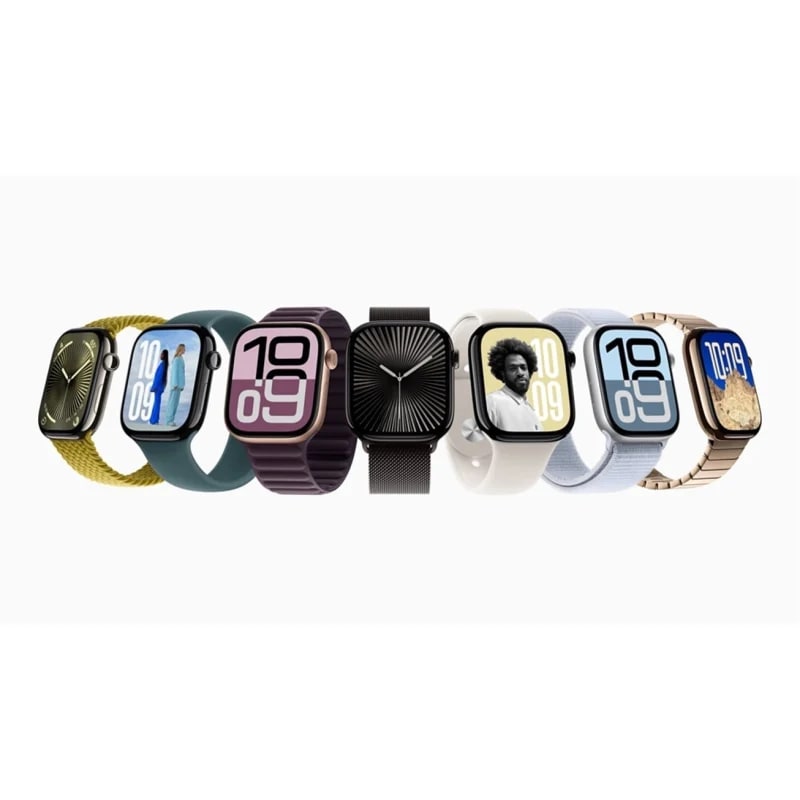 Apple Watch Series 10 (GPS, 42MM) Jet Aluminum Case with Sport Band - Excellent — eSwappa Store
