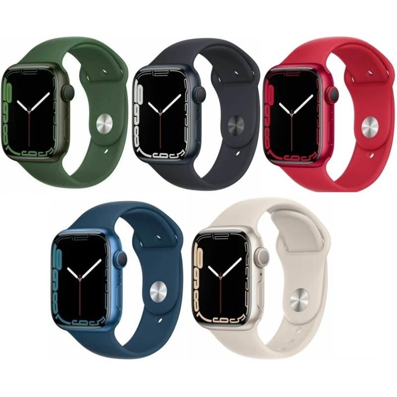 Apple Watch Series 7 (GPS) 41mm Aluminum Case with Sport Band - Good — eSwappa Store