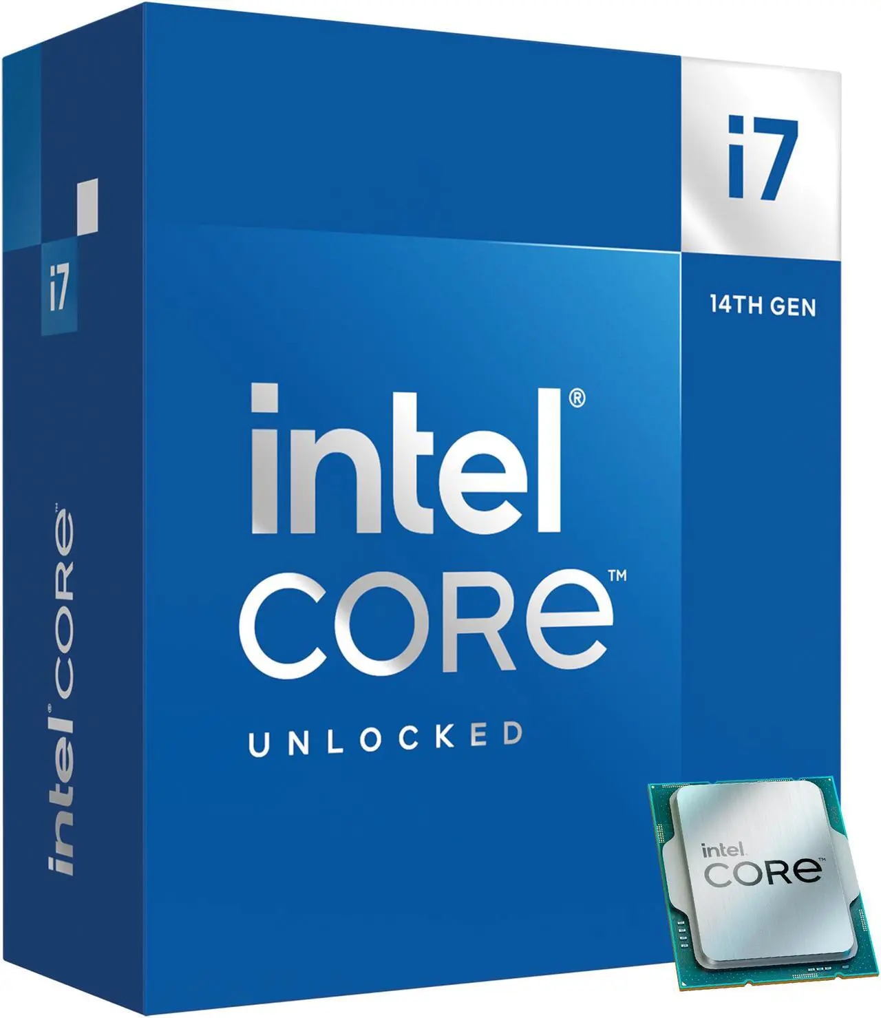 Intel Core i7-14700K Procesador - LGA 1700, 20 Núcleos (8P+12E), hasta 5.6 GHz, Nuevo vista 2