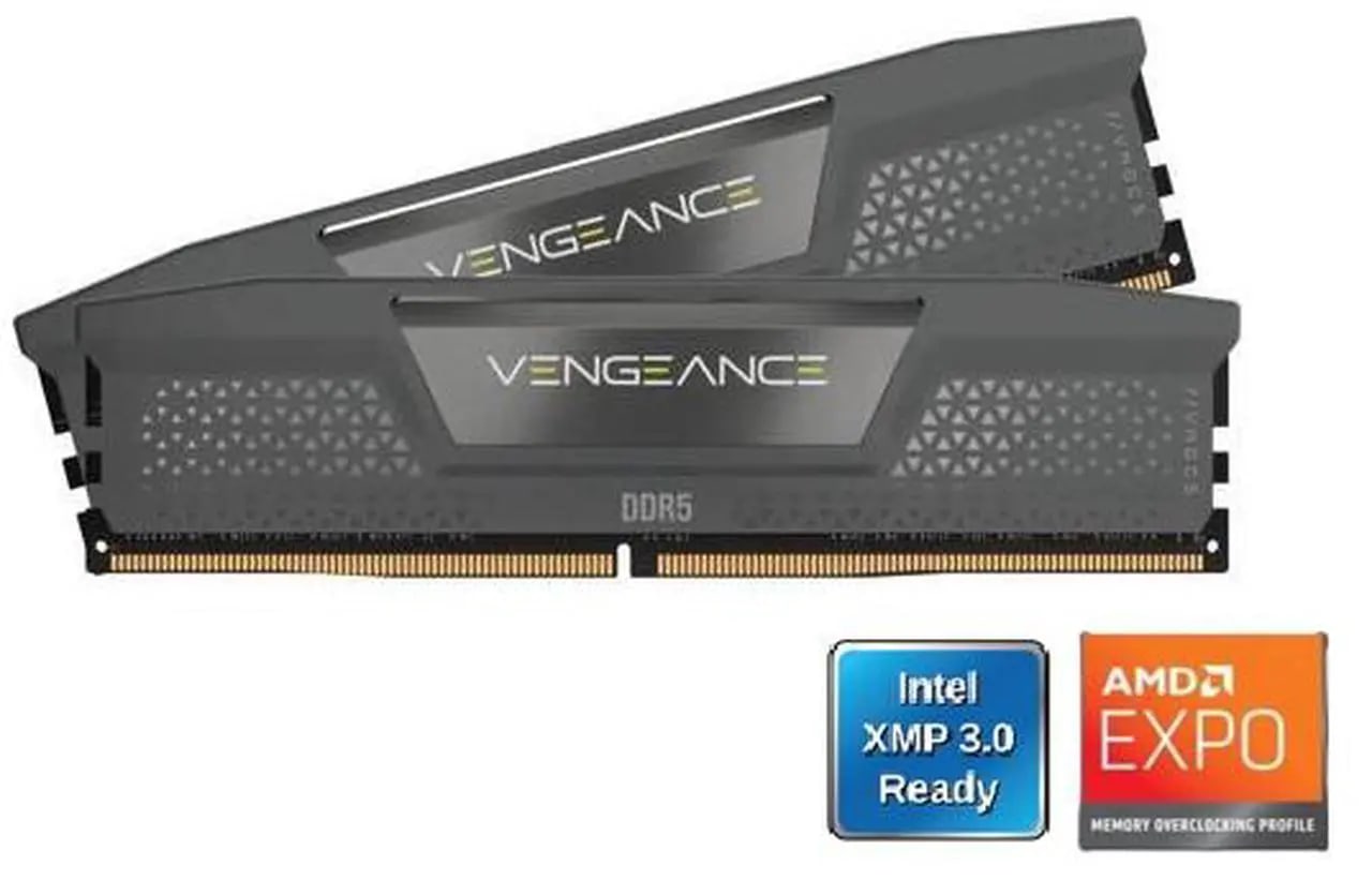 CORSAIR Vengeance 32GB (2 x 16GB) DDR5 6000 (PC5 48000) Desktop Memory Model CMK32GX5M2E6000Z36 - Nuevo vista 2
