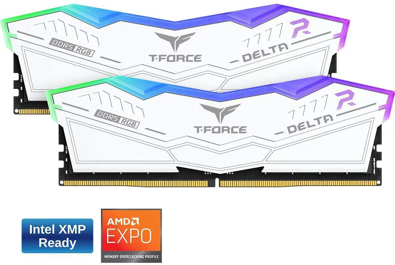Team Group 16GB (2 x 8GB) 288-Pin PC RAM DDR5 6000 (PC5 48000) Memory Model FF4D516G6000HC38ADC01 - Nuevo — eSwappa Store