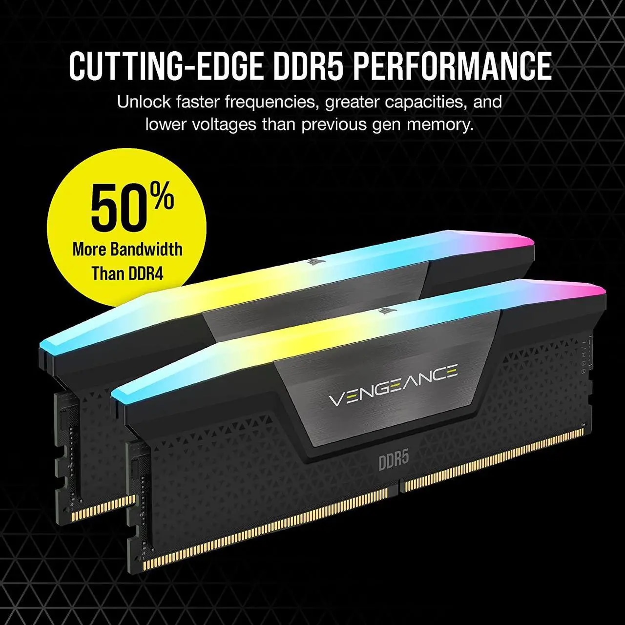 CORSAIR Vengeance RGB 32GB (2 x 16GB) 288-Pin PC RAM DDR5 6000 (PC5 48000) Custom Lab GBT Wood Desktop Memory Model CMH32GX5M2E6000Z36WGWL - Nuevo vista 3