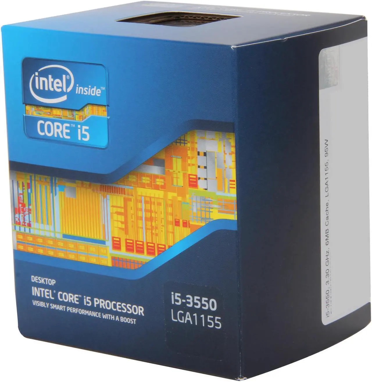 Intel Core i5-3550 - Core i5 3rd Gen Ivy Bridge Quad-Core 3.3GHz (3.7GHz Turbo) LGA 1155 77W Intel HD Graphics 2500 Desktop Processor - BX80637I53550 - Nuevo vista 2