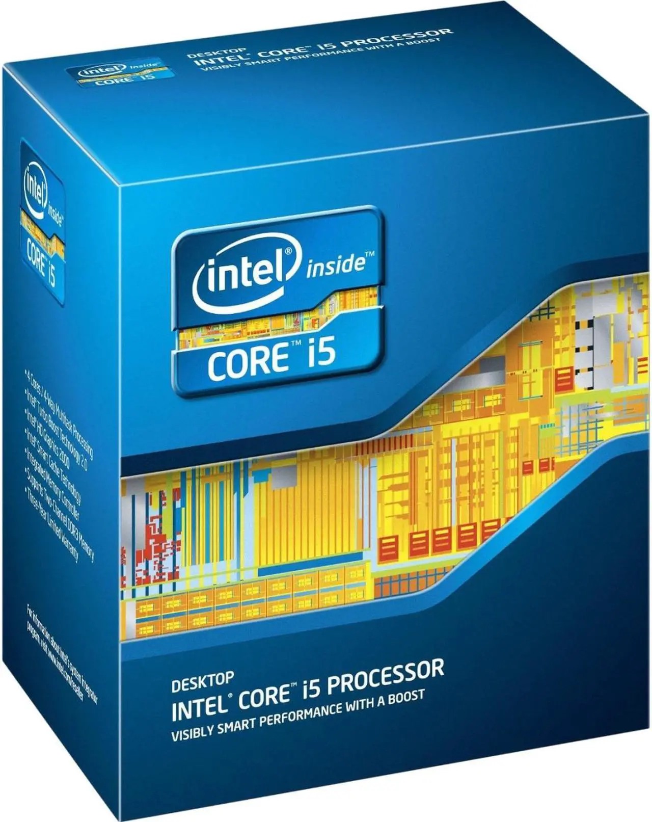 Intel Core i5-4440 - Core i5 4th Gen Haswell Quad-Core 3.1 GHz (3.3 GHz Turbo) LGA 1150 84W Intel HD Graphics 4600 Desktop Processor - BX80646I54440 - Nuevo vista 2