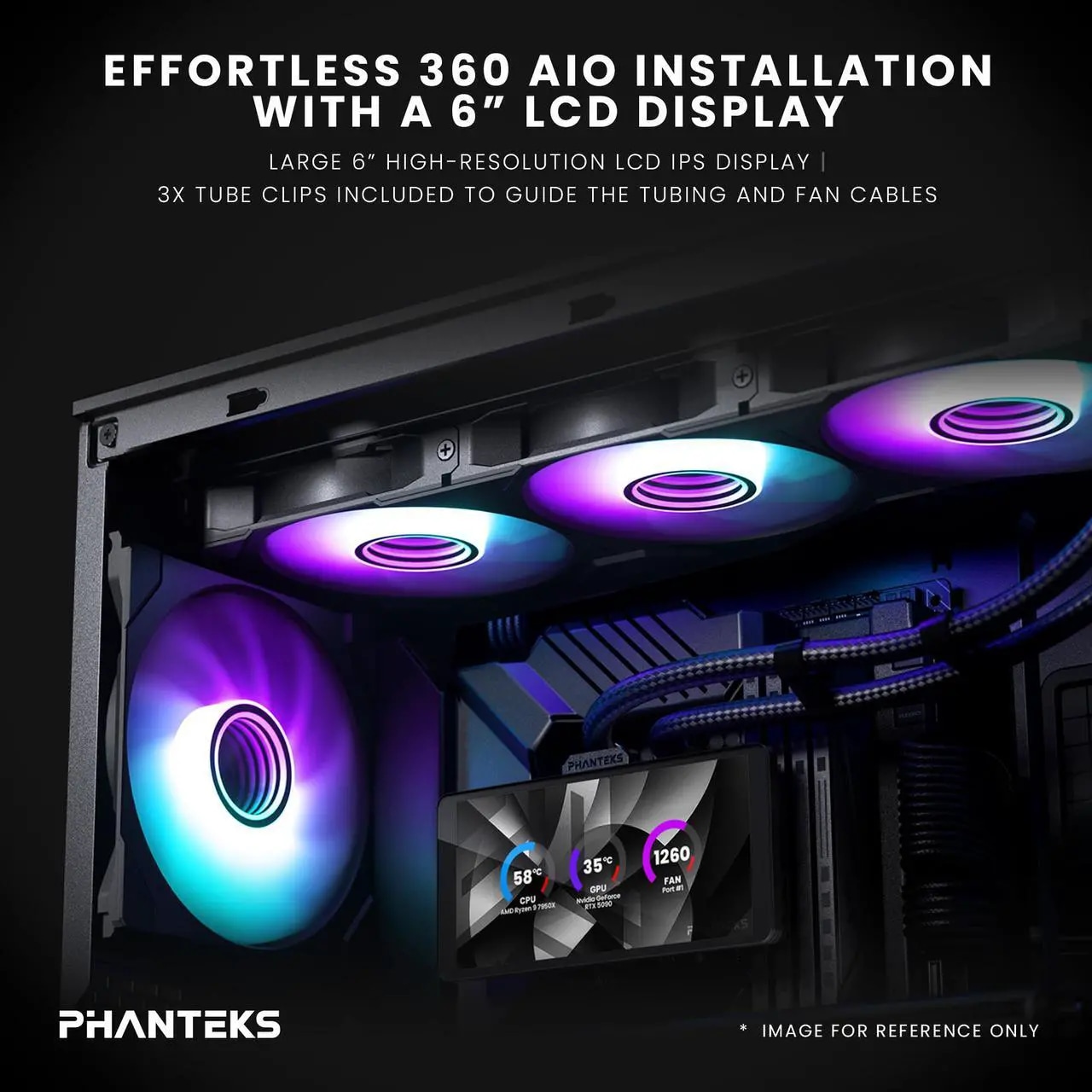 PCCOOLER CPS C3 T700 PC Case, Dual-Chamber Mid-Tower ATX Case, High-Airflow Computer Case, BTF Motherboard Supports, Sturdy Tempered Glass Front &amp; Side Panels, Black (Fans Not Included) and PCCOOL - Nuevo vista 2