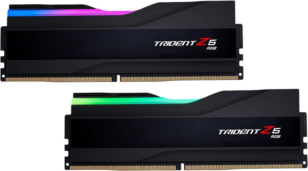 G.SKILL Trident Z5 RGB Series 32GB (2 x 16GB) 288-Pin PC RAM DDR5 7600 (PC5 60800) Desktop Memory Model F5-7600J3646G16GX2-TZ5RK - Nuevo — eSwappa Store