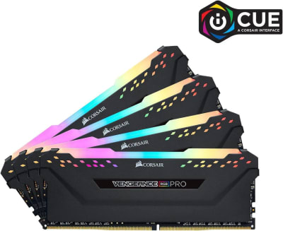 CORSAIR Vengeance RGB Pro 64GB (4 x 16GB) DDR4 3466 (PC4 27700) Desktop Memory Model CMW64GX4M4C3466C16 - Nuevo — eSwappa Store