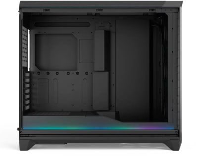 Micro ATX Case, MATX PC Case with 3 X 120mm 3-Pin ARGB Fan Pre-Installed, Panoramic View Tempered Glass Front & Side Panel, Black - Nuevo — eSwappa Store