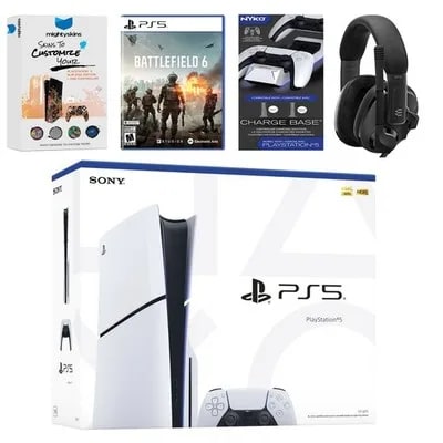 Sony PlayStation 5 Slim Disc PS5 + Battlefield 6, EPOS Headset — eSwappa Store