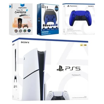 Sony PlayStation 5 Disc + Extra Controller + Accessory Kit — eSwappa Store