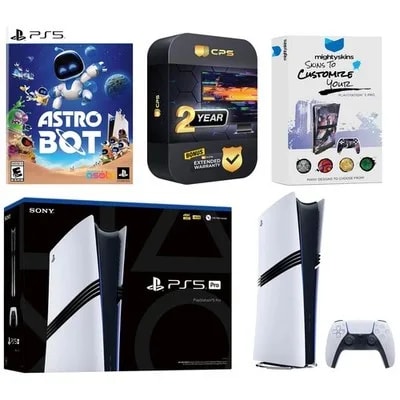 Sony PlayStation 5 Pro Bundle + Astro Bot + MightySkins Customization Code — eSwappa Store