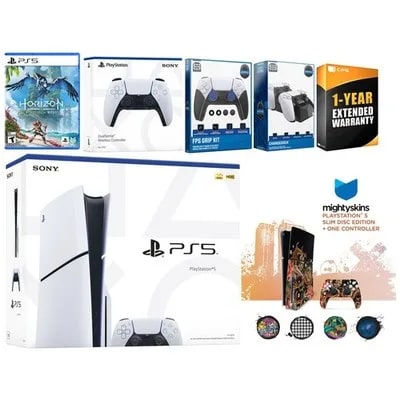 Sony Playstation 5 Slim Disc + Horizon Forbidden West, Controller — eSwappa Store