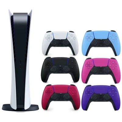 Sony Playstation 5 Digital Version with Extra DualSense Controller Bundle — eSwappa Store