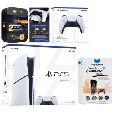 Sony Playstation 5 Slim Disc Console + Extra Controller — eSwappa Store