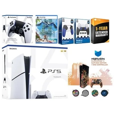 Sony Playstation 5 Slim Disc + Horizon Forbidden West, EDGE Controller — eSwappa Store