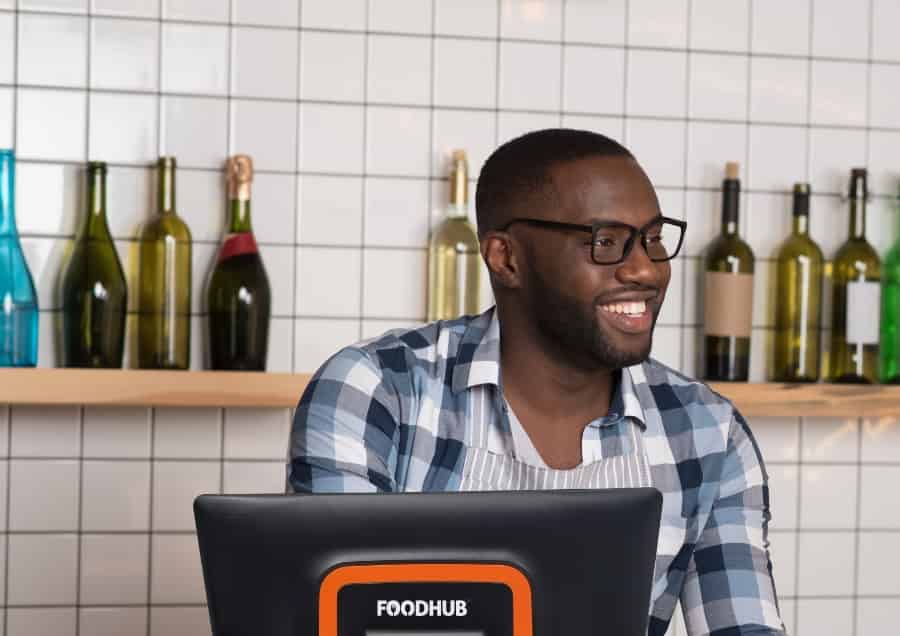 Smart, all-in-one Foodhub Cafe Point of Sale System