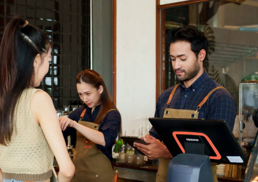 Quick service restaurant POS system