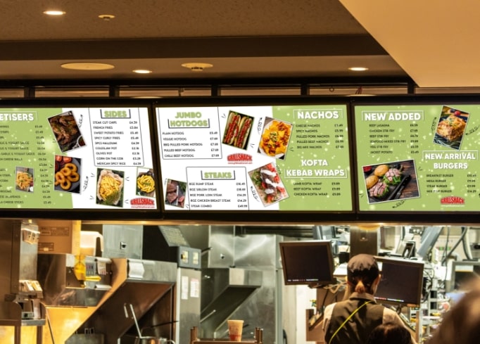 Turn your menu into a powerful digital menu board