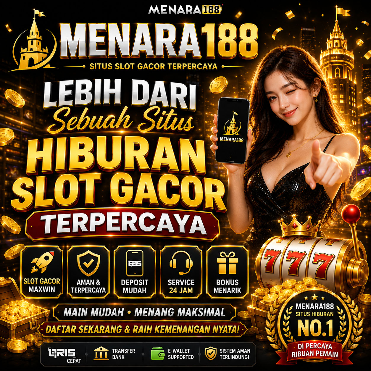 MENARA188 — Lebih Dari Sebuah Situs Hiburan Slot Gacor Terpercaya
