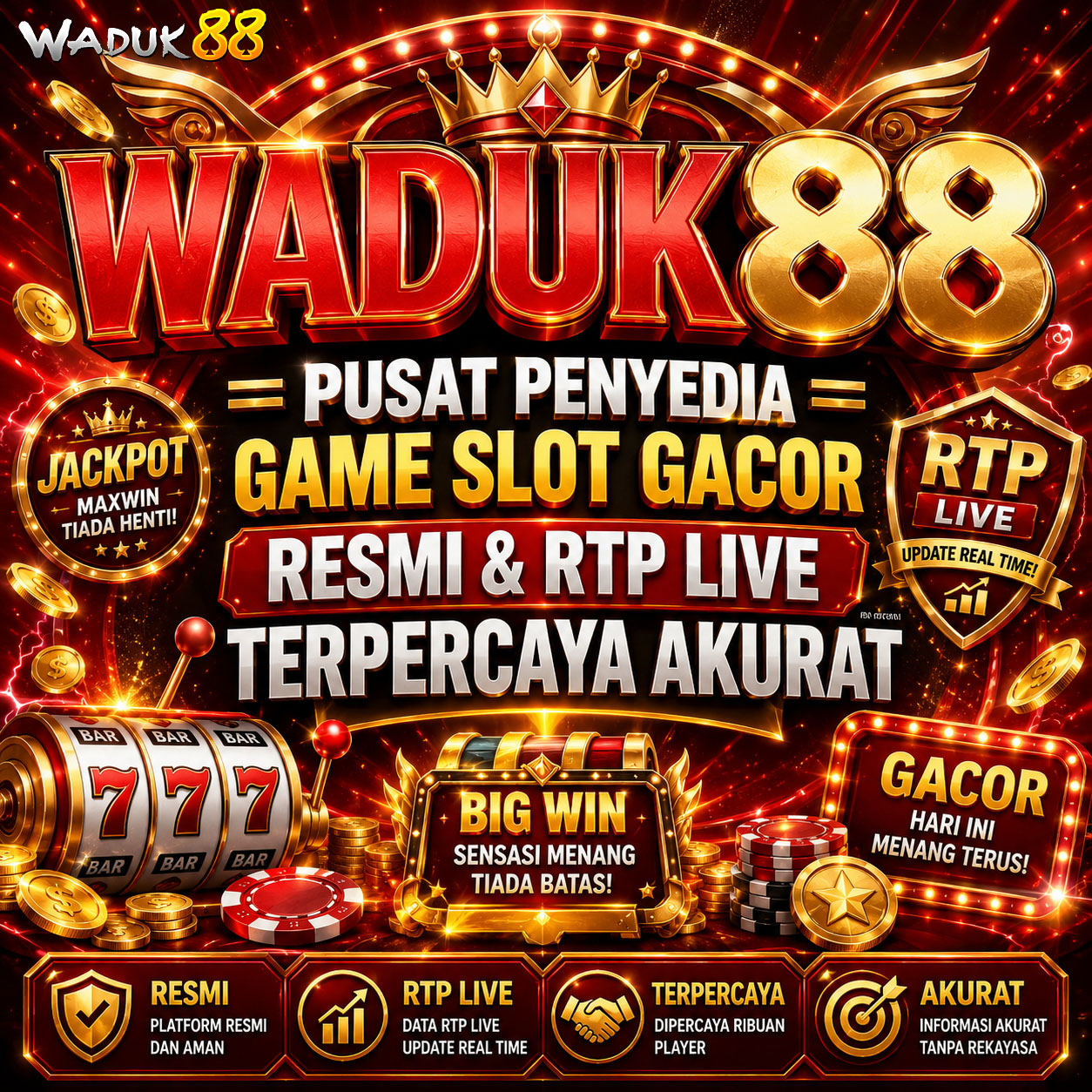 WADUK88 = Pusat Penyedia Game Slot Gacor Resmi & RTP Live Terpercaya Akurat
