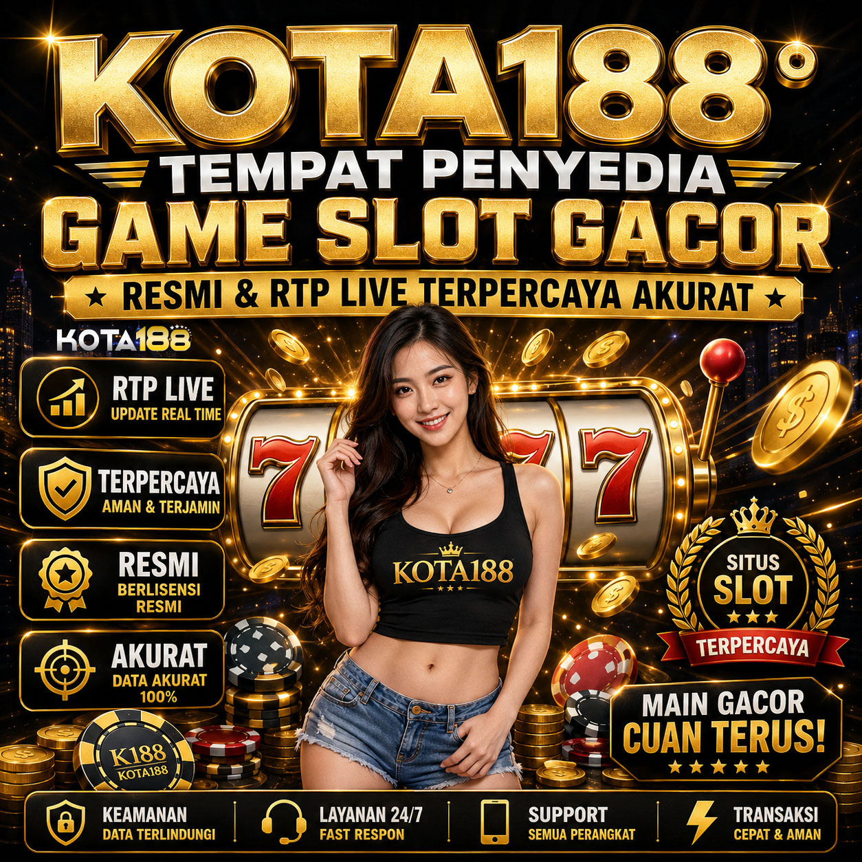 KOTA188 º Tempat Penyedia Game Slot Gacor Resmi & RTP Live Terpercaya Akurat