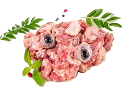 Brainless Head (Mundi) – Skinless & Chopped