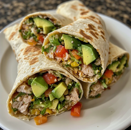Basketball Star Inspired Turkey Avocado Wrap