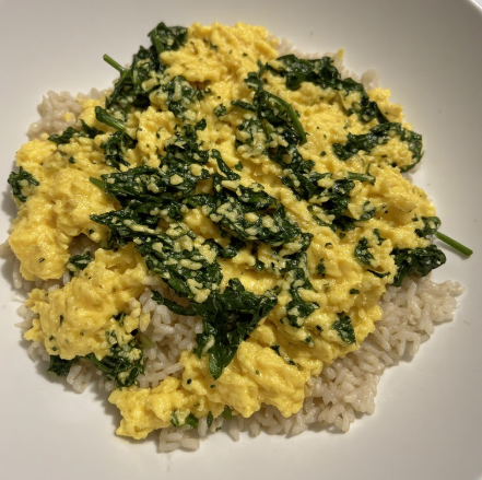 Olympic Weightlifter Inspired Egg & Rice Power Breakfast
