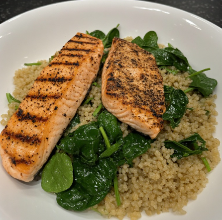 Athlete Salmon Quinoa Plate