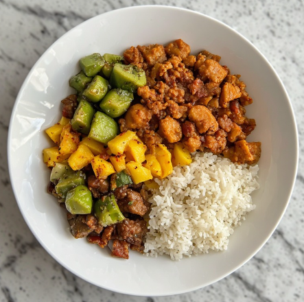 Strongman Inspired High‑Cal Carb Protein Bowl