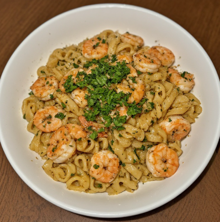 Soccer Star Inspired Shrimp Pasta Athlete Fuel
