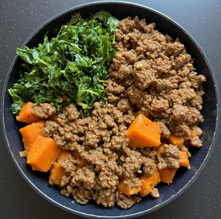 Stefi Cohen Inspired Ground Beef & Sweet Potato Power Bowl