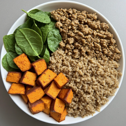 Basketball Star Inspired Turkey and Sweet Potato Power Bowl