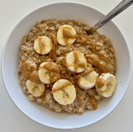Usain Bolt Inspired Banana Oat Sprint Breakfast