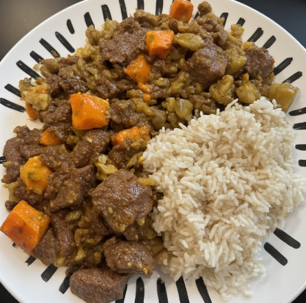 Olympic Athlete Inspired Lean Beef and Rice Power Plate