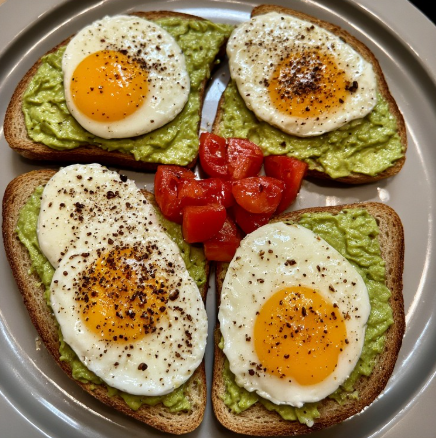 Basketball Star Inspired Egg and Avocado Athlete Toast