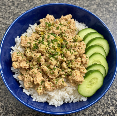 Soccer Star Inspired Athlete Tuna Rice Bowl